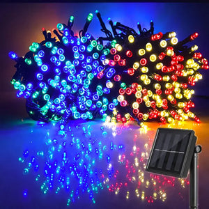 🎄⛄ Luces Navideñas LED con Panel Solar ☀️