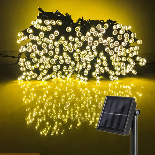 🎄⛄ Luces Navideñas LED con Panel Solar ☀️